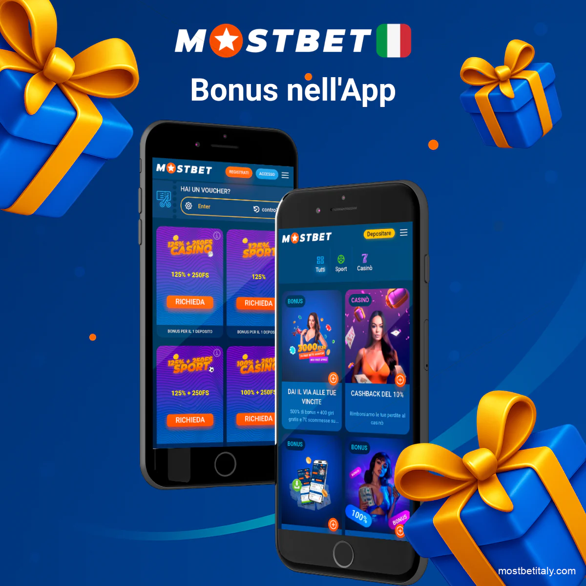 Bonus e promozioni esclusive nell’app Mostbet