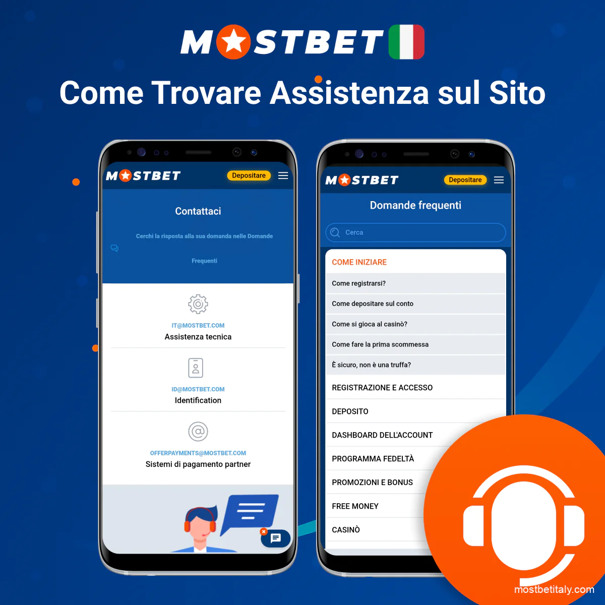 Centro assistenza Mostbet disponibile sul sito ufficiale