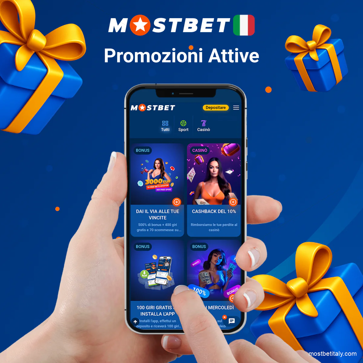 Promozioni attive e offerte settimanali sull’app Mostbet