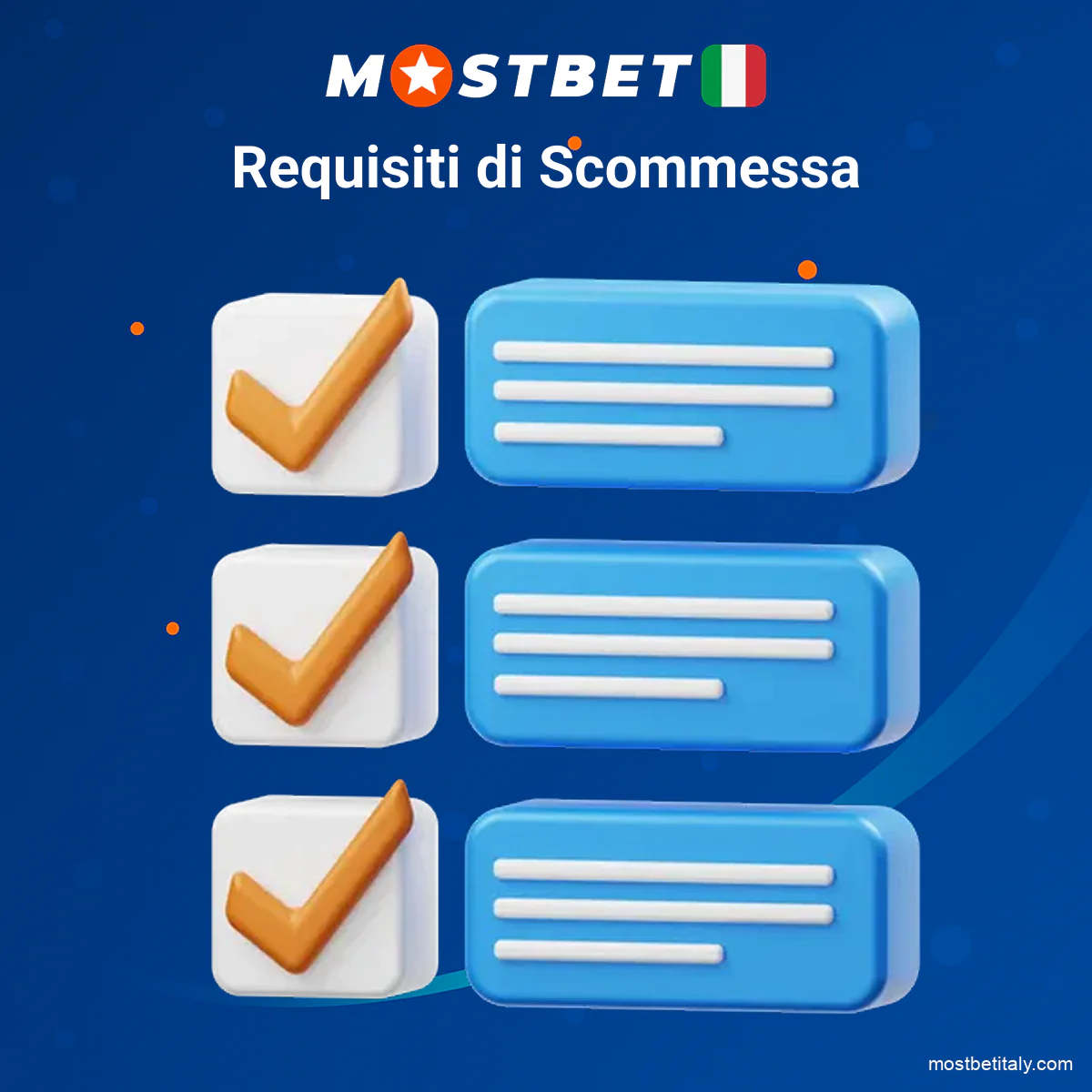 Requisiti di scommessa per il bonus di benvenuto Mostbet