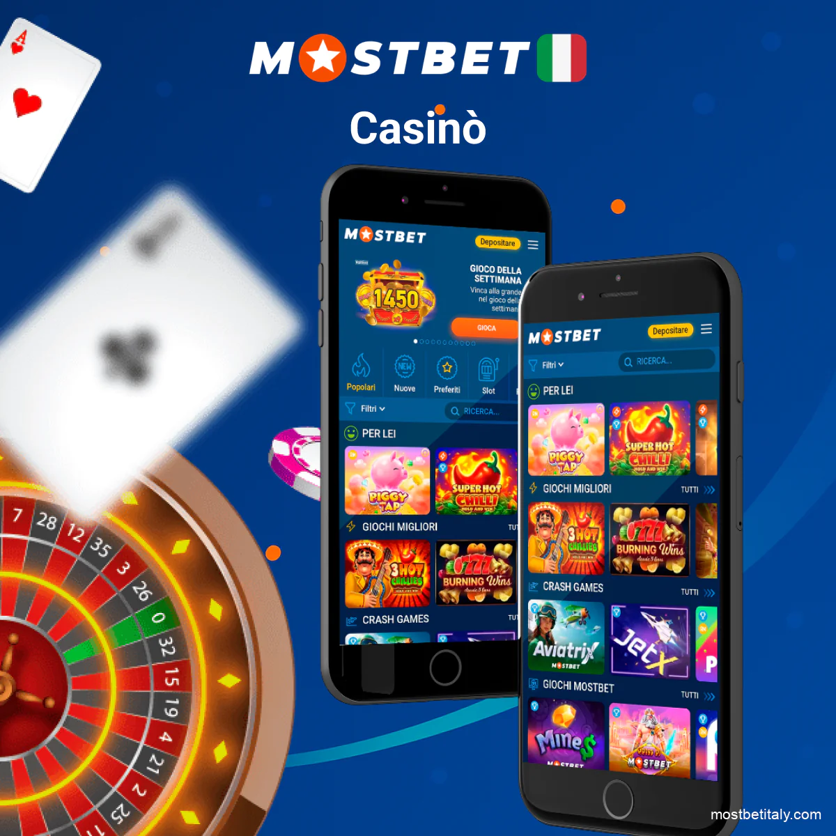 Mostbet sezione casinò mobile